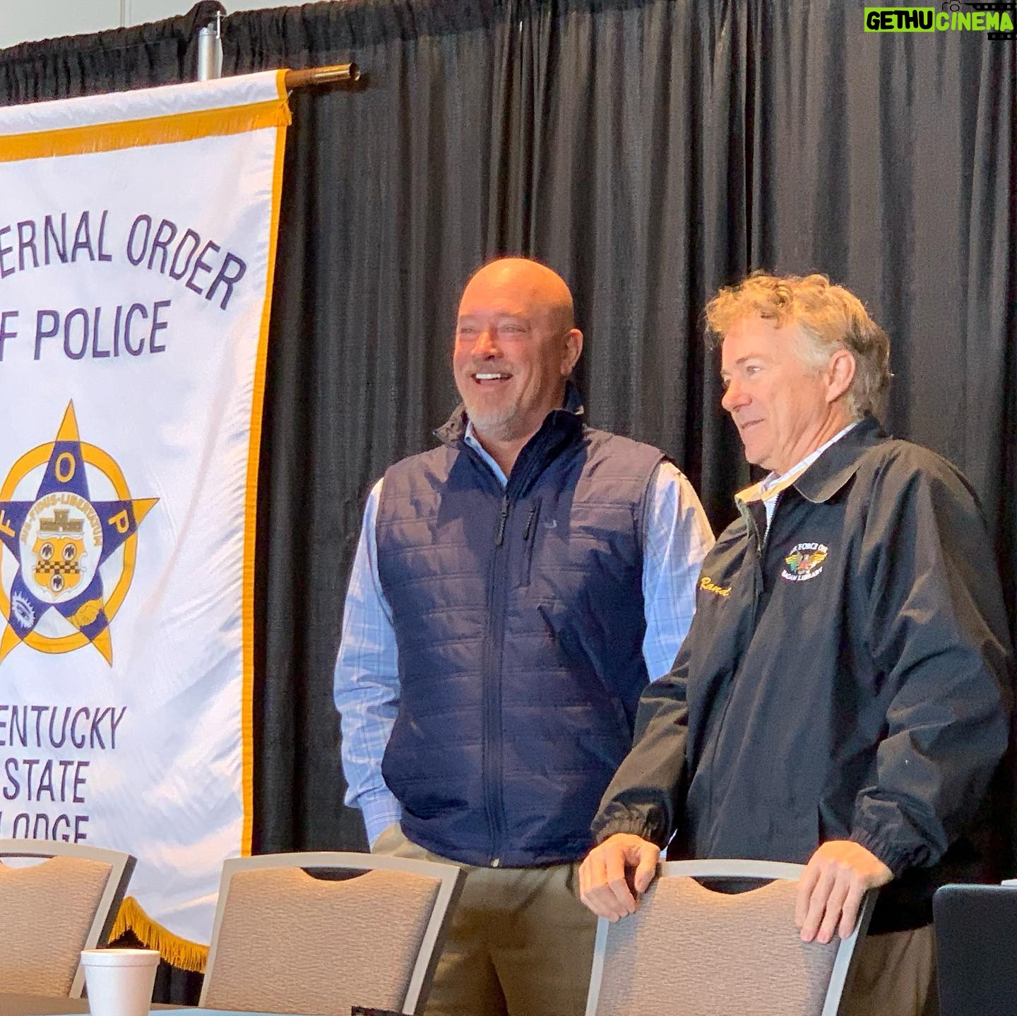 Rand Paul - 2.4K Likes - This morning I was honored to address the Kentucky Fraternal Order of Police in Owensboro. The people who make up the FOP are true heroes that keep our communities safe.