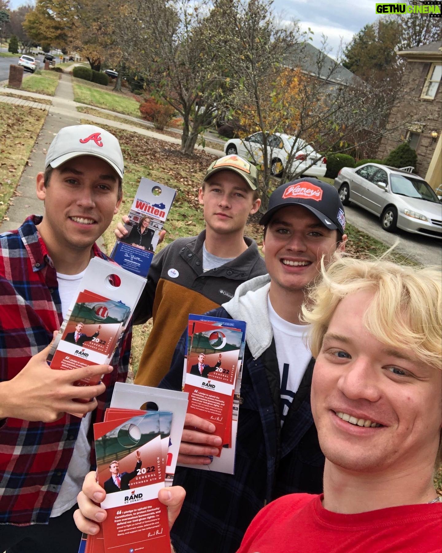 Rand Paul - 2.8K Likes - Rain or shine, our team is spread out across the entire Commonwealth working hard to elect Republicans up and down the ballot on Tuesday!