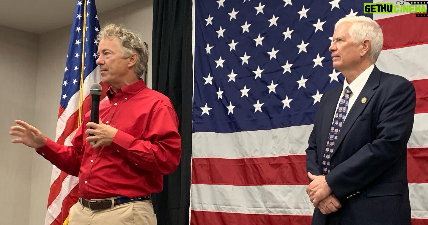 Rand Paul - 2.3K Likes - Thank you to the hundreds of @mobrooksforsenate supporters who came out to support his Senate campaign today!
The energy we got in Huntsville showed us that he can win on Tuesday. Be sure to get out and vote for Mo on June 21st and make him the next Senator from Alabama!