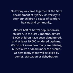 Randa Abdel-Fattah Instagram - @studentsforpalestinesydneyuni @studentsagainstwar_ @familiesforpalestine