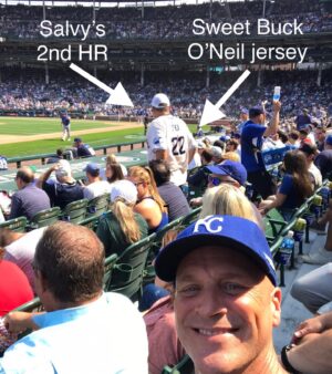 Randy Flagler Instagram - . @kcroyals at Wrigley. @salvadorp13 @nlbmuseumkc @nlbmprez @kionasinks