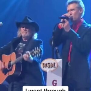 Randy Travis Instagram - @JohnAnderson joins Randy Travis for a duet of “Diggin’ Up Bones” LIVE from the @Opry! Stream the full recorded version now on Randy’s Anniversary Celebration compilation #CountryMusic #GrandOleOpry