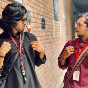 Ranjan Raj Instagram - Just twinning with my favorite @jerindpity in between Roll, Camera and Action.. love u mann😘... #behindthescenes #campusdiaries #CampusDiariesOnMX 
@yellow_montage

Thank you so much sabhi ko "Campus Diaries" show ko aur mere character ko bhi itna pyar Dene ke liye.. love love ❤️🤗 
Watch it free, only on @mxplayer