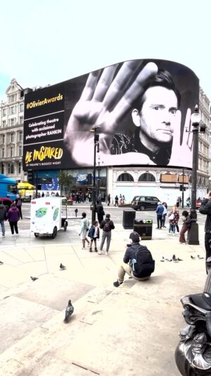 Rankin Instagram - Continuing the celebrations, here’s our @olivierawards shoot hosted on the @piccadillylights this afternoon. 

📸 with Society of London Theatre @londontheatre, to honour the incredible talent, arts and creative industry in the West End through photography.

#OlivierAwards