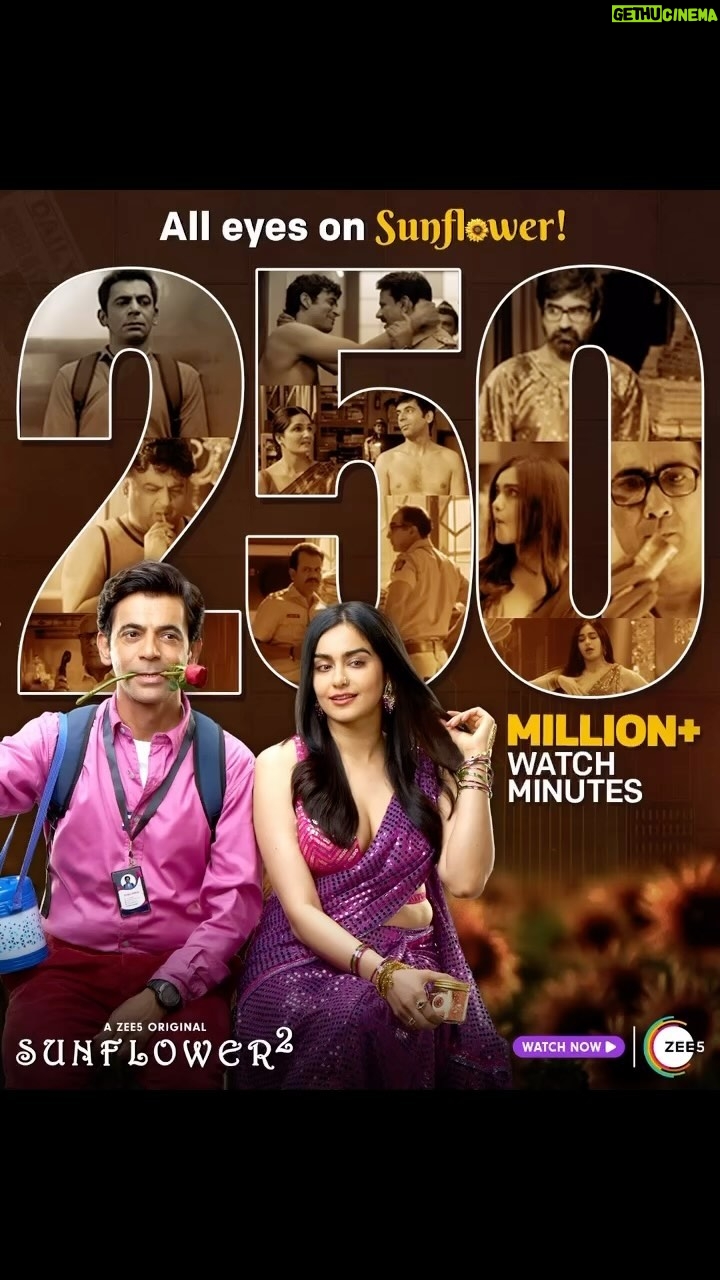 Ranvir Shorey - 1.1K Likes - 250 Mn minutes of sharing pure joy, thrill and fun! 🔥
Thank you for giving Sunflower your immense love! 💝
#SunflowerS2 streaming now, only on #ZEE5
#Sunflower
@whosunilgrover @adah_ki_adah @ranvirshorey
@vikas71 @parmarchaitally @navingujral @mukulchadda @ashishvidyarthi1 @shonalinagrani @sonaljhaofficial @radhabhatt @salk.04 @officialashwinkaushal @reliance.entertainment #GoodCo @virajsawant @sarkarshibasish @ria.nalavade @girishkulkarni1 @manish_kalra_ @nimishalok @surryamenen @duhjizzy @navagat_p @zee5 @zee5global