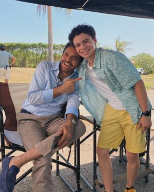 Raphael Alejandro Instagram - ACAPULCO SEASON 3 is out TODAY on @appletv The wait is finally over to see Older Maximo’s storytelling to Hugo come to life!