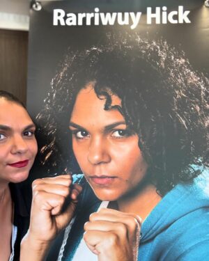 Rarriwuy Hick Instagram - Reflecting back on Melbourne’s Wentworth Con

Thank you for a blast of a weekend 
@wentworth_con 🩵