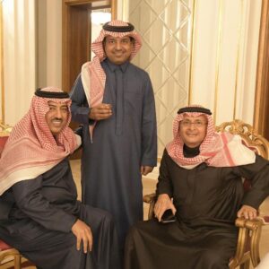 Rashed Al-Majed Instagram - مع الأحبة في حفل تكريم الفنان الراحل ⁧‫#أبو_بكر_سالم‬⁩ والذي اقيم تحت رعاية كريمة من معالي المستشار
‏⁦‪@turkialalshik ‬⁩ رئيس الهيئة العامة للترفيه
