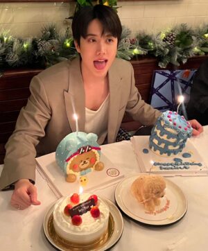 Ratchata Pichetshote Instagram - birthday boy.
love you na Sarin