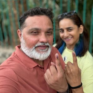 Ravi Jadhav Instagram - Voting is our right. Voting is our responsibility. 🗳️✨

Make your voice heard. Your vote matters. #Vote2024 #DemocracyInAction #makeadifference 
@meghana_jadhav @anshjofficial