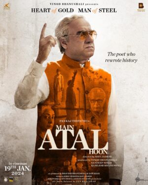 Ravi Jadhav Instagram - Heart of Gold... Man of Steel... A versatile Poet... The visionary behind the New India. 
Witness the story of Shri Atal Bihari Vajpayee, #MainATALHoon in cinemas 19th January 2024.
 
@pankajtripathi @vinod.bhanushali @officialsandipssingh @kamleshgori1 @thewriteinsaan @bhaveshbhanushali_ #SamKhan @bsl_films @officiallegendstudios @hitz.music.official @penmovies #PenMarudhar @jayantilalgadaofficial

@lawrencedcunha @sachinlovalekar @jagdish_yere @amolbhor52 @mayureshbhor @sandeepravade