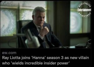 Ray Liotta Instagram - Hanna season 3 premieres in November  #amazonprimevideo