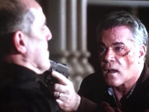 Ray Liotta Instagram - Someone shouldn't lie to me!! #shadesofblue #sunday