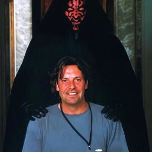 Ray Park Instagram - On set in Italy with the master chief makeup artist Paul Engelen from EP 1 The Phantom Menace. 

He painted and applied my makeup for Darth Maul by hand. It was the most relaxing 2hrs of my day. 😉

SITH LIFE! 

#paulengelen #starwars #darthmaul #thephantommenace #onset #italy #makeup