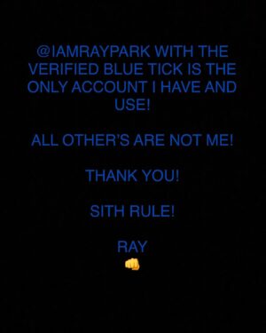 Ray Park Instagram - 