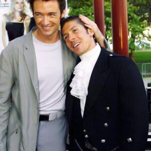 Ray Park Instagram - Wolverine and Toad at the X-men Premier held on Ellis Island NY 2000. 

Through my Wushu athletic journey representing GB to being considered an actor or employed as a martial arts adviser on my past movies, I am very grateful.  Grateful to have met you all. 

Happy Holidays and Merry Christmas to you. 

SITH RULE! 

#happyholidays #xmen #hughjaxkman #wolverine #toad #ellisisland #notaskirt #kilt #younger