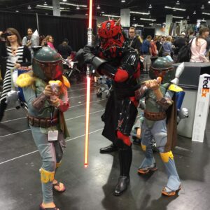 Ray Park Instagram - THE FORCE IS STRONG! 

My kids @starwarscelebration Anaheim a few years back. They said it was the best ever and had a fantastic time.  It was their 1st Celebration even though we attended Star Wars Weekends over the years. 
And it was FANTASTIC! 

After our 1st day they wanted to go and get a BOBA FETT costume from the SW store ASAP! ( I couldn’t find one my size ) 
Because of Jeremy and uncle Daniel. 

After seeing the joy and fun from everyone there, that’s when I decided that I wanted to be a MERC too not knowing I’d be asked back to be MAUL in SOLO. 
( still want to be a MERC 😉) 

Remembering Jeremy, the coolest Bounty Hunter in the Galaxy. 

ONE WITH THE FORCE! 

#starwarscelebration #anahiem #bobafett #jeremybulloch #onewiththeforce #mykids #myloves

@rulermaul & @mandalorianmercs are in the photos above. 
@rulermaul is Maul & Boba 
Ted and the Mercs were so gracious and awesome with my kids.  THANK YOU!