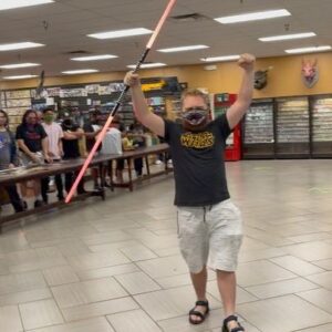 Ray Park Instagram - The force is strong with this one! 
Westley... 

YOU ARE SITHTASTIC AMAZING BUDDY! 

SITH RULE! 

MAY THE FORCE BE WITH YOU! 

May 4th 2021. 

#westley #awesome #sithtastic #lightsaber #sithlife #raypark #starwars #thephantommenace #