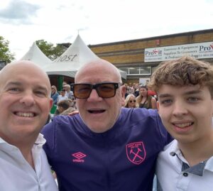 Ray Winstone Instagram - Fabulous day yesterday at the Steve Dukes charity day for Essex and Herts air ambulance. Amazing turn out from the fans and players. Congratulations to Steve and family for once again putting together this fantastic event and a special thank you Rod and Penny for their support.
Steve has raised over £200k up to now with the help of the local people 🙏

And a special shout out to the RAF boys who did the honours on the day 🇬🇧