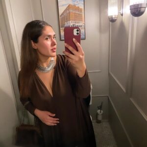 Rayyan Ibrahim Instagram - #brown #nude #dress