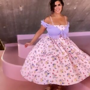 Rayyan Ibrahim Instagram - Outdoor Party @thomasmosquito 
#pink #dress