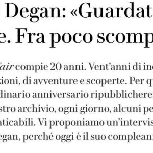 Raz Degan Instagram - Oggi, nel giorno del mio compleanno, un articolo di #VanityFair del 2011 mi è stato riportato da molti. Questo scritto, riproposto oggi, è un promemoria di come ogni momento sia una scelta, un passo verso il nostro destino. Guardando indietro all'articolo, vedo non solo le scelte che ho fatto, ma anche le infinite possibilità che avevo davanti a me. E mi rendo conto che, con intenzione, ho manifestato la vita che desideravo.

Ma questa riflessione non riguarda solo me. La vita non è qualcosa che ci accade; è qualcosa che creiamo. Ogni pensiero, ogni decisione, ogni azione è un'opportunità di vivere con profondità e autenticità. Non siamo spettatori, ma artisti della nostra esistenza. Invito tutti a guardare dentro, a riconoscere il proprio potere e a vivere con intenzione. La vita è qui, ora. Afferratela.

#ScelteDiVita #DestinoManifestato #VanityFairRicordi #ViviConIntenzione #CreaLaTuaStoria #ViviOra