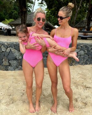 Rebecca Dalton Instagram - Creating our own little monster 👩‍👩‍👧