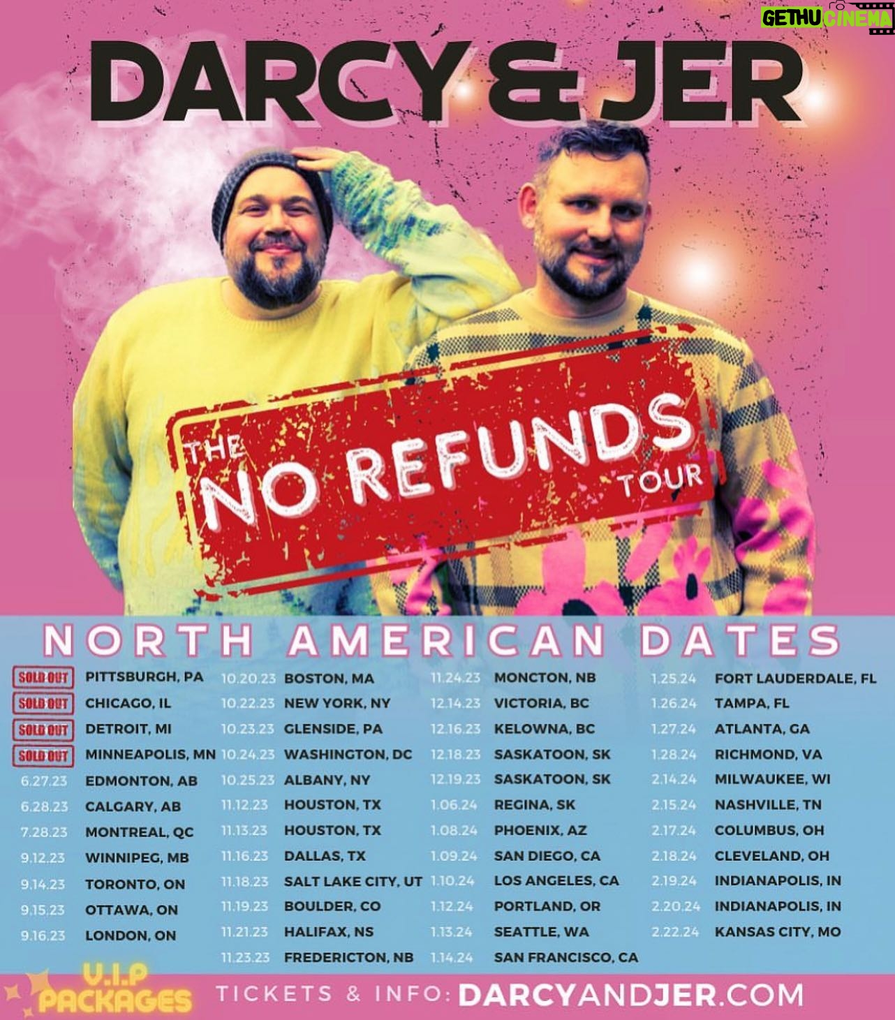 Rebecca Dalton - 3 Likes - Everyone must go check out @thedarcymichael and @jer2baer No Refunds show!! There’s nothing out there like it and it’s hilarious. So proud of my friends 🥰🥰🥰