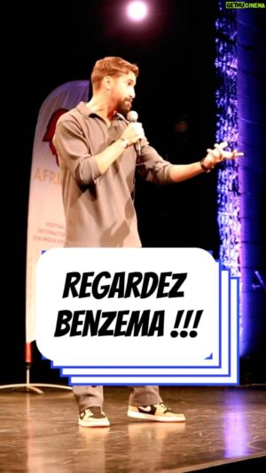 Redouane Behache Instagram - L’audace de Benzema 🔥 « TENDANCE »spectacle à Paris lien réservation dans ma BIO ⬇️ #humour #rire #plaisir #love #foot #ouaicestbon #redouane #bh #pitchou #dz #congo #afrique #world