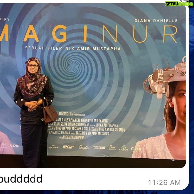 Redza Minhat - 2.4K Likes - my mother attended the premiere, and it is the only validation that counts. #imaginur #imaginurfilm 23/02/2023
