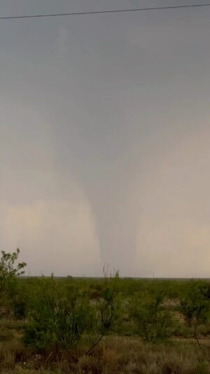 Reed Timmer Instagram - Large Tornado earlier today south of Fort Stockton, TX #tornado #texas