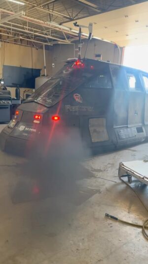 Reed Timmer Instagram - DOMINATOR 3 doing burnouts at @thejackpotdispo with the souped up turbo!! It’s running better now than ever before