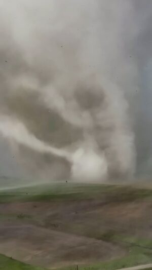 Reed Timmer Instagram - Check out this insane Dominator Drone footage of the multiple-vortex #tornado south of Greenfield, Iowa with @weathermike working the nubs