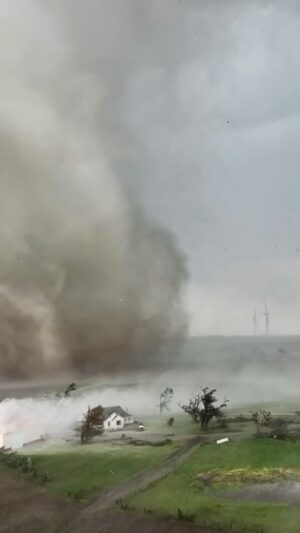 Reed Timmer Instagram - More crazy drone and ground footage of one of the most intense and complex tornadoes I have ever chased. This #tornado was rated a high-end EF4, with estimated winds only 15 mph shy of EF5. However, I promise there were velocities at the surface well in access of 200 mph in those compact suction vortices. Perfect execution by @weathermike