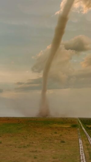 Reed Timmer Instagram - Drone intercept of Wizard of Oz #tornado north of Silverton, Texas yesterday anchored on the south rim of Palo Duro Canyon