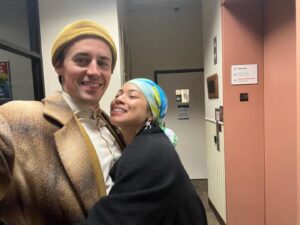 Reeve Carney Instagram - Endlessly proud of this one ❤️ This time on her triumphant run of @bwaygatsby @papermillplayhouse 🙌🏻😊🎊🎉🍾 Congratulations @livevamaria on yet another breathtaking performance 🙌🏻👏🏻💐❤️ Cheers to you, and to everyone at #BwayGatsby!! 🍾🎉🎊