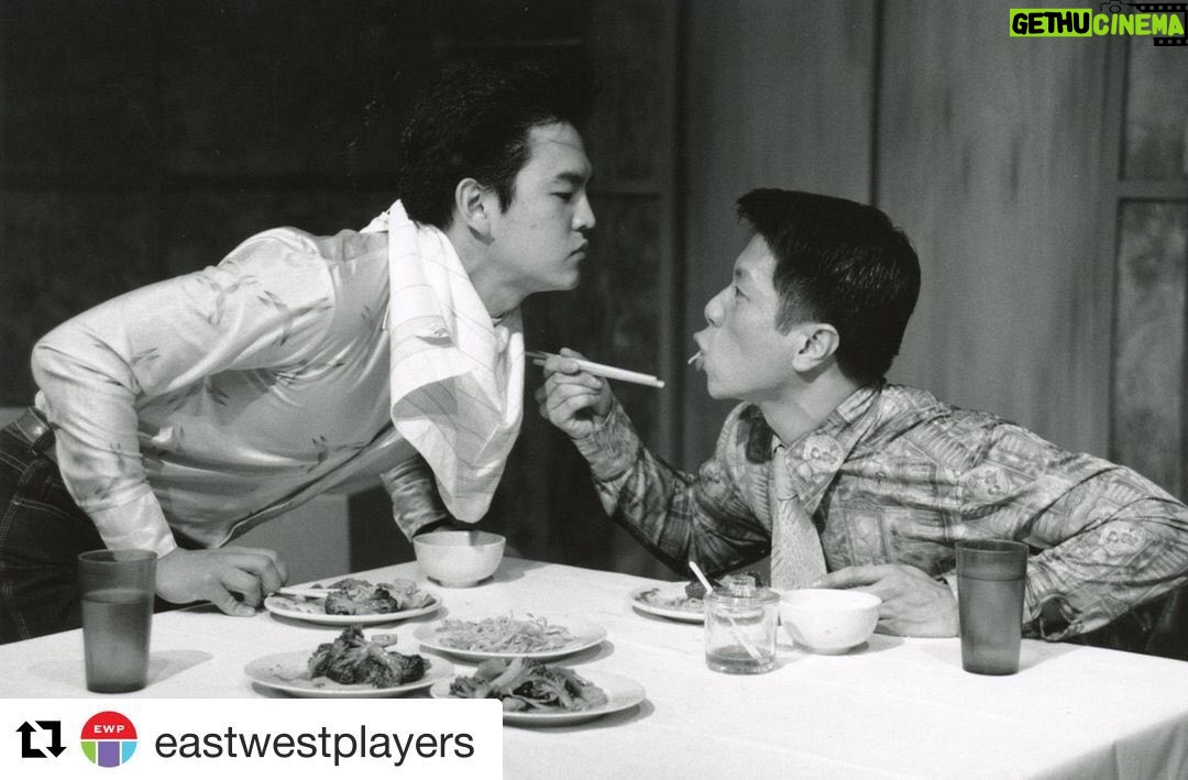 Reggie Lee - 2.5K Likes - #FF We were both 12 years old in this pic weren’t we @johnthecho 🤣. Thanks for the memories @eastwestplayers !! And thank you #DavidHenryHwang for writing a play that, as Asian Americans, we could sink our teeth into. Happy #AAPI Heritage Month. This month and every month!! #memories #ahwhenwewere12