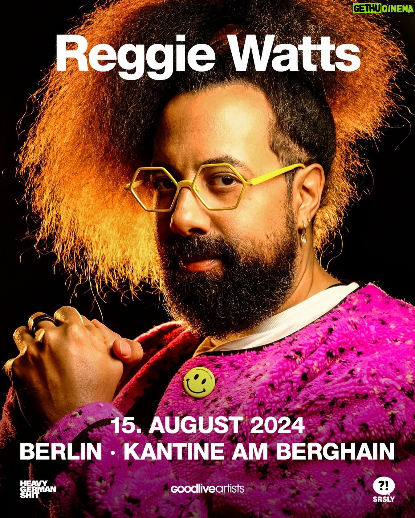 Reggie Watts - 1.5K Likes - Heavy German shit @ Kantine am Berghain. Tickets in bio. Nävhsten Monat. Bis bald!♥️
