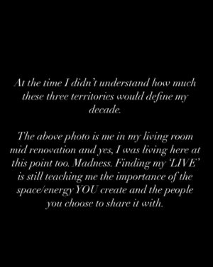 Reggie Yates Instagram - LIVE | WITH | DO: Swipe to read >>

It’s been over ten years since my first therapy session. My therapist at the time said “every session we have will in some way cover the following. Where you live, who you’re with or what you do. If you’re happy in all three, that’s where the real fun begins” 

At the time I didn’t understand how much these three territories would define my decade. 

The above photo is me in my living room mid renovation and yes, I was living here at this point too. Madness. Finding my ‘LIVE’ is still teaching me the importance of the space/energy YOU create and the people you choose to share it with. 

Far too private to discuss the ‘WITH’ part of my life, but it’s become VERY clear that for me, everything starts with knowing yourself well enough to know what parity in partnership actually looks like. 

The ‘DO’ part of my life, you lot have watched change over the years. I’ve gone from being told what I’m capable of, to challenging MYSELF as to how far this thing might actually take me. What I do has become so much more in recent years… what that means is another post entirely. 

In short, ‘LIVE, WITH, DO’ has become my cheat sheet for checking in on myself and how much I’m actually looking after me. 

Thanks Glen for a lesson I’ll keep for life. I paid for that session and that lesson - you lot can have the lesson for free. 

Happy Thursday.