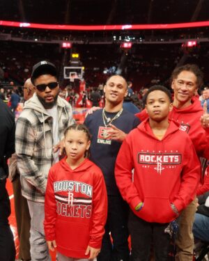 Regis Prograis Instagram - Rockets vs Pelicans game