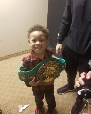 Regis Prograis Instagram - Happy 10th birthday to my first born baby  Ray.