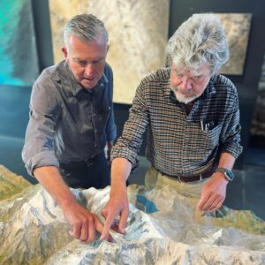 Reinhold Messner Instagram - Meeting with Ed - talking, explaining, understanding, discussing and philosophizing about the traditional alpinism, about the attitude and the history of the conquerors of the mountains- it's nice to meet people who have a lot in common.#alpinism #alpinist #alpin #mountain #mountains #mountainlife #climbing #climb #climber #mountaineering #mountainlovers #history #reinholdmessner @alpine_mag @bergwelten @ed_viesturs @desnivel_revista