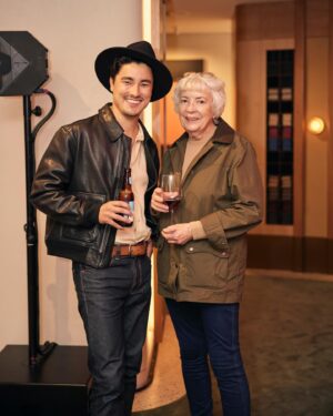 Remy Hii Instagram - So fun to celebrate the launch of the new flagship R.M. Williams store with my mum. 
She even lent me her vintage 1970’s RM belt which really completed the Australian Indiana Jones look I was going for. 
Thanks for having us @rmwilliams & @catinella.pr
📸: @studiolatessa