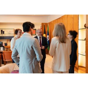Remy Hii Instagram - A quick trip to Canberra to meet the Prime Minister @albomp and speak on behalf of my old school @nidacommunity and the Arts8 ahead of the May budget. 
What an honour to remind our government the importance of investing in arts education, and doing so in great company with Liz Hughes CEO and Australian Icon @sigrid_thornton_official 
Also got to meet the author of my favourite childhood books, and the first play I ever saw, Morris Gleitzman
