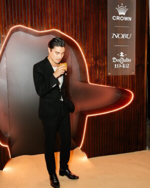 Remy Hii Instagram - Still thinking about how good that sushi was, and how delicious those Shichimi Margaritas were. #ad 

Celebrating Chef Nobu San’s arrival at @crownsydney with @donjuliotequila 1942
@noburestaurants
#EnjoyResponsibly