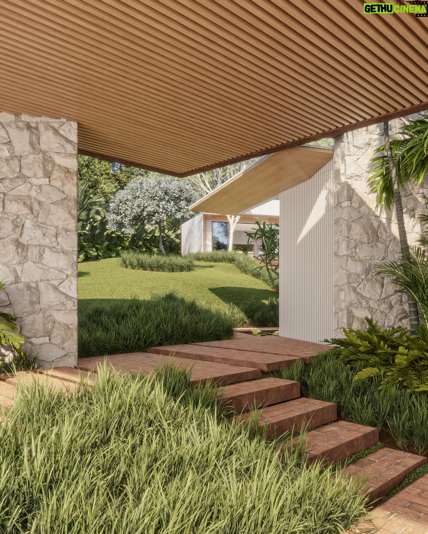 Renato Mendonça - 4.2K Likes - A sensação é de que esta casa flutua sobre o terreno de 1500 m² 🍃
Este efeito foi alcançado através de uma interferência mínima no terreno, com poucos cortes e áreas terraplanadas. A casa foi apoiada no terreno, com poucas paredes e grandes vãos, distribuídos de forma a valorizar a mata preservada, ao fundo.
O que mais vocês querem ver desse projeto?
📸 @estudioklee
