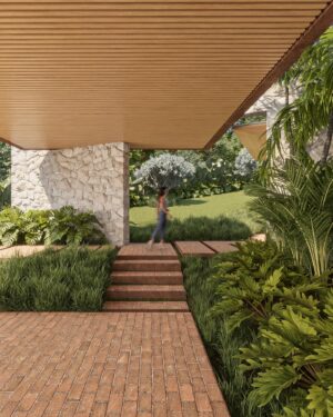 Renato Mendonça Instagram - A sensação é de que esta casa flutua sobre o terreno de 1500 m² 🍃

Este efeito foi alcançado através de uma interferência mínima no terreno, com poucos cortes e áreas terraplanadas. A casa foi apoiada no terreno, com poucas paredes e grandes vãos, distribuídos de forma a valorizar a mata preservada, ao fundo. 

O que mais vocês querem ver desse projeto? 

📸 @estudioklee