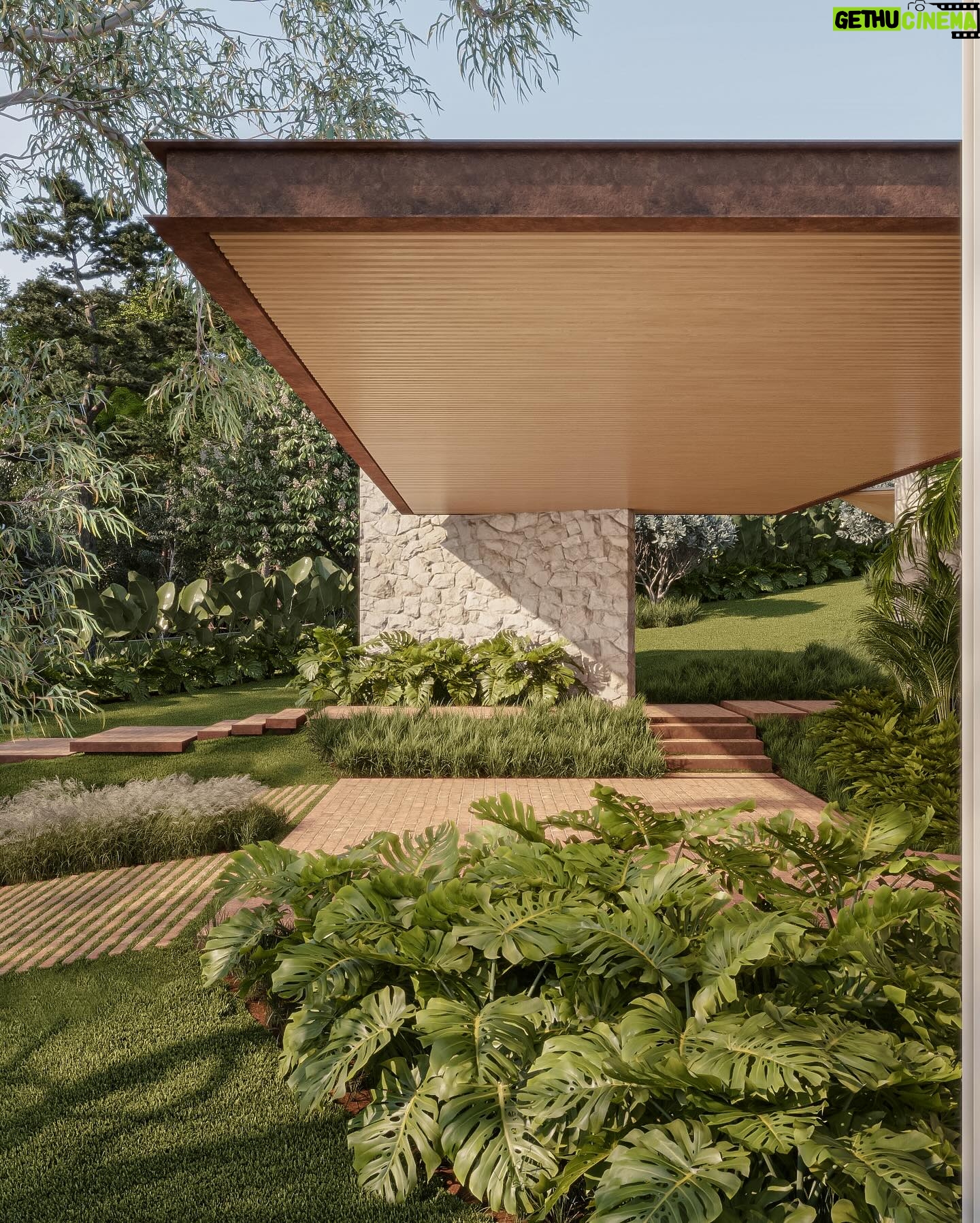 Renato Mendonça - 4.2K Likes - A sensação é de que esta casa flutua sobre o terreno de 1500 m² 🍃
Este efeito foi alcançado através de uma interferência mínima no terreno, com poucos cortes e áreas terraplanadas. A casa foi apoiada no terreno, com poucas paredes e grandes vãos, distribuídos de forma a valorizar a mata preservada, ao fundo.
O que mais vocês querem ver desse projeto?
📸 @estudioklee