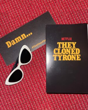 Renellè Nicole Instagram - It’s giving…Backless 2ply Cotto-nelle
Had a blast! Got invited to the Premiere of They Cloned Tyrone on @netflix 
#Netflix #TheyClonedTyrone