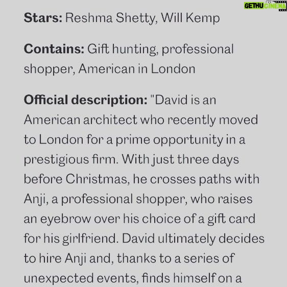 Reshma Shetty - 559 Likes - It’s nearly that time. @entertainmentweekly - #JollyGoodChristmas Oct.29, 8pm
ET/PT @hallmarkchannel #countdowntochristmas #exclusive
#look #at #christmas #movies